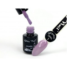 Опал 03 гель лак - Фиолетовый гель лак с блестками gel polish OPAL City Nail 6мл