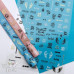 Стикер для ногтей STICKER6 Fashion Nails - Наклейки на ногти надписи - Черно-белые слайдер дизайны самоклейки
