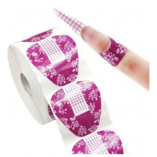 Форма для наращивания ногтей розовая - Форми для нарощування нігтів рожева -  Наклейки для Наращивания ногтей