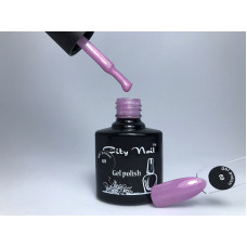 Светло фиолетовый гель лак с блестками CityNail 69 - Гель-лак для ногтей с мелким шиммером глиттером 10