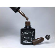 Гель лак CityNail 446 коричневый (шоколадный) 10