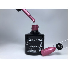 Гель-лак малиново-розовый с шиммером микроблестками CityNail 258 ( Гель лак малиновый розовый ) 10