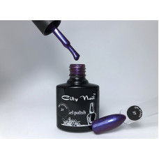 Фиолетовый гель лак CityNail 27 - Гель Лак Фиолетовый с Блестками 10