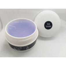 Строительный гель для наращивания ногтей Ice violet (прозрачный) CityNail 30, Фиолетовый