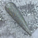Блестящий гель-лак для ногтей Saga Fianit, 8 мл Серебро Голографика Гель-лак с глиттером с мерцанием