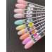 Персиковая База цветная камуфлирующая для ногтей SAGA в ассортименте 10 разных цветов №1 Розовый