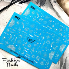 Наклейки для Ногтей ЛОВЕЦ СНОВ Эзотерика Мистика Fashion nails W83 - Слайдер дизайн ловец снов для маникюра