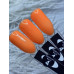 Неоновая Камуфлирующая цветная база для ногтей Оранжевая SAGA  tropical BASE для маникюра 8мл