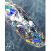 Гель-лак Saga Galaxy Glitter №6 8 мл - Глиттерный гель с брокатом, разноцветными блестками для дизайна ногтей