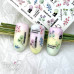 Слайдеры для ногтей надписи Объёмный Слайдер-дизайн ЦВЕТЫ Бутончики для дизайна ногтей Fashion Nails 3D/155