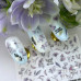 3д Слайдеры для ногтей Бабочки стрекозы Объёмный Слайдер-дизайн ЦВЕТЫ для дизайна ногтей Fashion Nails 3D/153