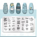 Пластина для Стемпинга Русские Фразы, Слова, Надписи для дизайна ногтей Металлические Стемпинг Пластины