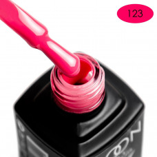 Гель-лак MOON FULL color Gel polish №123 (розовый амарантовый, эмаль), 8 мл