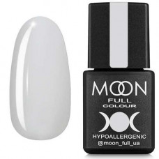 Гель-лак Moon Full color gel polish №201 белый полупрозрачный 8 мл
