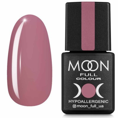 Гель-лак Moon Full Air Nude UV/LED, 08 бежево-розовый темный, 8 мл - полупрозрачные Нюдовые гель лаки
