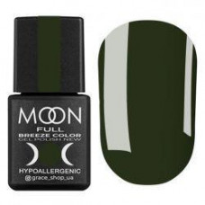 Гель-лак Moon Full Breeze Color № 425 (темный зелено-коричневый, эмаль), 8 мл Гель-лак оливковый хаки темный