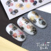 Новогодний слайдер дизайн Водные Наклейки Снежинки для дизайна ногтей Fashion Nails М312