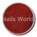 Блесточки-песок для дизайна ногтей красный блеск шиммер декор глиттер