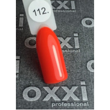 Гель-лак Oxxi № 112 яркий красно-оранжевый, неоновый, 8 мл