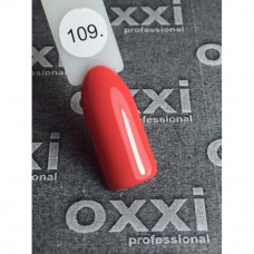 Гель-лак Oxxi №109 - бледный красно-коралловый, 8 мл