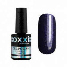 Гель-лак № 044 (темный фиолетовый, микроблеск) Oxxi, 10 мл