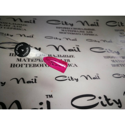 Гель-лак витражный CityNail 4 розовый (малиновый)