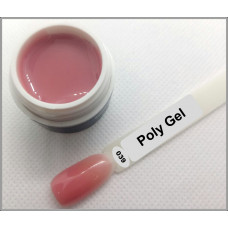 Полигель PolyGel ТМ City Nail для наращивания и укрепления ногтей 039 карамельно - розовый 15 мл