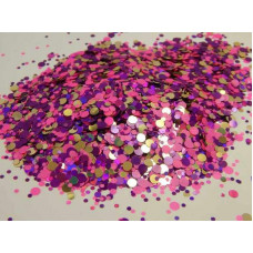 Камифубуки конфети для дизайна ногтей розовая сирень
