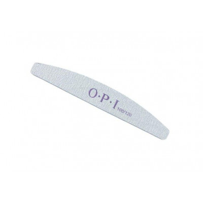 Пилка O.P.I 100/120, лодка ,серая ,пилочка - Пилки для искусственных ногтей - полировочная пилка для ногтей