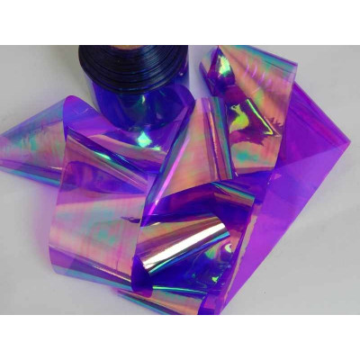 Битое стекло для ногтей фиолетовое