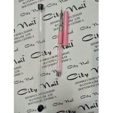 Натуральная тонкая кисть-ручка в футляре для рисования на ногтях